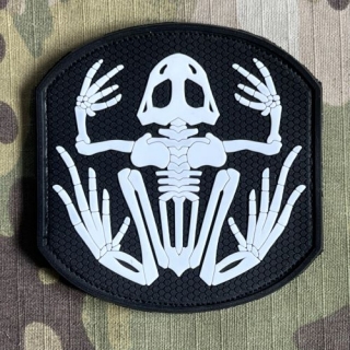 YJPF Frog Sceleton PVC Patch - SWAT - nášivka