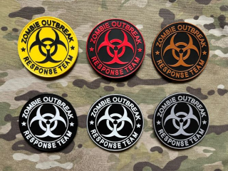 YJPF Zombie Outbreak Response Team PVC Patch - nášivka