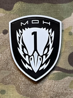YJPF Metal of Honor - Blackbird PVC Patch - GID - nášivka
