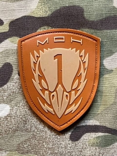YJPF Metal of Honor - Blackbird PVC Patch - Desert - nášivka