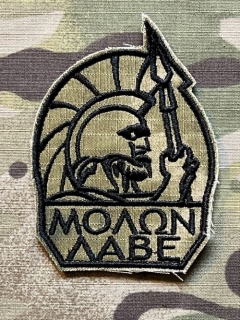 YJPF Molon Labe Spartan Patch - A-TACS FG - nášivka