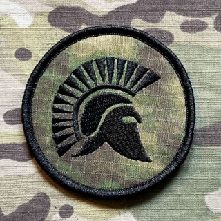 YJPF Spartan Helm Patch - A-TACS FG - nášivka