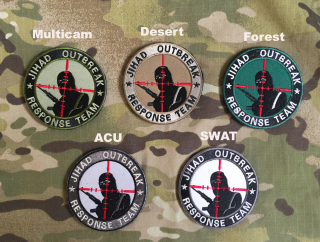 NoName Jihad Outbreak Response Team Patch nášivka