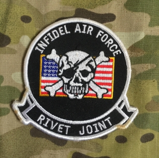 USAF Rivet Joint Infidel Air Force Patch nášivka
