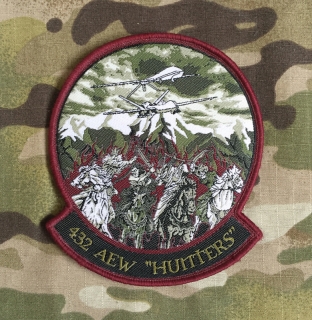 USAF 432 AEW Hunters Patch nášivka