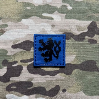 TF LaserCut Patch Czech Lion Infra - Small - Royal Blue - nášivka