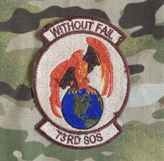 USAF 73rd SOS Special Operations Patch nášivka Desert