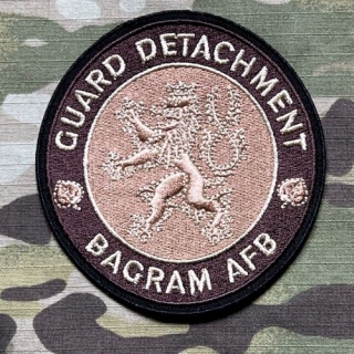 Czech Patch Czech Army Guard Detachment - Bagram - Afghanistan - nášivka