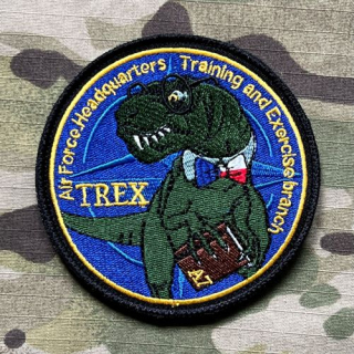 Czech Patch Czech Air Force - Headquarters Training and Exercise branch - TREX - without Velcro - nášivka