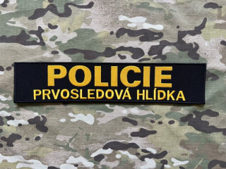 Czech Patch Police of Czech Republic - Policie - Prvosledová hlídka - 345x75 - Velcro - nášivka