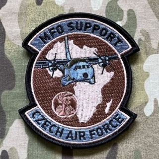 Czech Patch Czech Air Force - MFO Support - Desert - nášivka