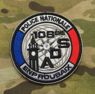 NoName Police Nationale ENP 108 Roubaix Patch nášivka