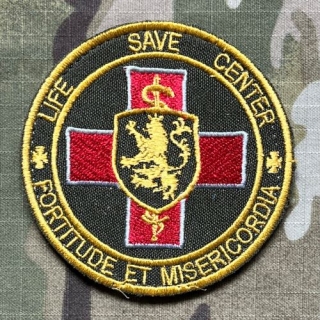 Ukrajina Military Velcro Patch 86th Mobile Hospital - Life Save Centrer - nášivka