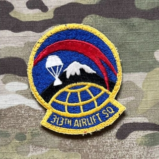 US. Air Force 313th Airlift Squadron Patch - nášivka