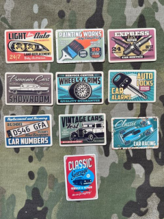 NoName Stickers Car Table Mini Stickers Set 3 - samolepky
