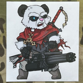 NoName Stickers Tactical Teddy Bear 10 - samolepky