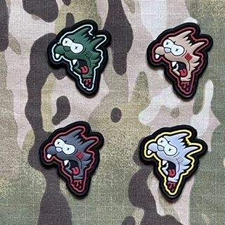 NoName Scratchy Head PVC Patch - nášivka