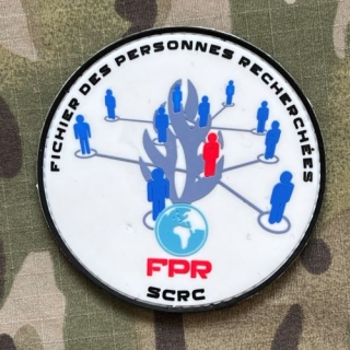 PoliceFirePatches France Gendarmerie Nationale FPR Fichier des Personnes Recherchées PVC - nášivka