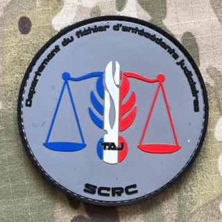 PoliceFirePatches France Gendarmerie Nationale SCRC Departement du Fichler D´Antécédents Judiciaires PVC - nášivka