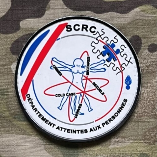 PoliceFirePatches France Gendarmerie Nationale SCRC Département Atteintes Aux Personnes PVC - nášivka
