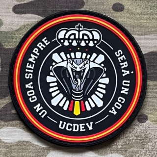 PoliceFirePatches Spain Policia UCDEV PVC - nášivka