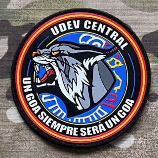 PoliceFirePatches Spain Policia UDEV Central PVC - nášivka 