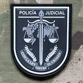 PoliceFirePatches Spain Policia Judicial PVC - SWAT - nášivka