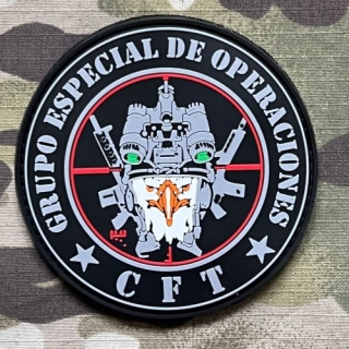PoliceFirePatches Spain Policia Nacional - Grupo Especial de Operaciones - CFT PVC - nášivka