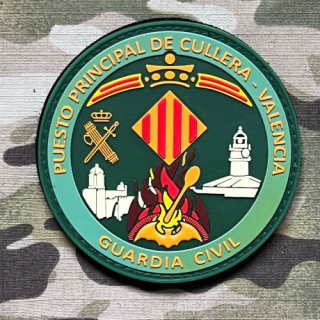 PoliceFirePatches Spain Guardia Civil - Puesto Principal de Cullera - Valencia PVC - nášivka 