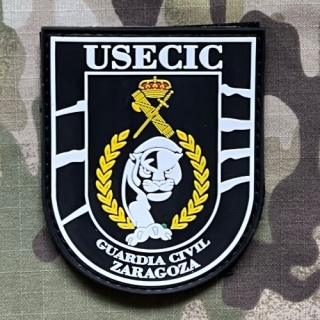 PoliceFirePatches Spain Guardia Civil USECIC - Zaragoza - nášivka 