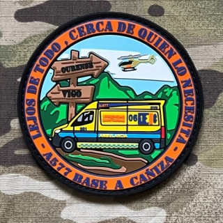 PoliceFirePatches Spain Emergencies A577 Base - Caňiza - nášivka 
