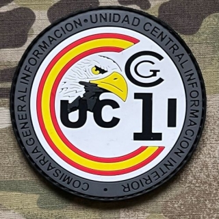 PoliceFirePatches Spain Policia Nacional - Unidad Central Informacion Interior - Comisaria General Informacion PVCa - nášivka 