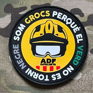 PoliceFirePatches Spain ADF - Agrupacions de Defensa Forestal - Catalunya PVC - nášivka 