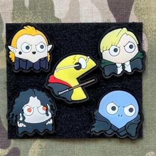 NoName Harry Potter Simpsons Set PVC Patch - nášivka