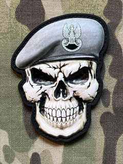 M-Tac Poland Skull in Beret - GROM PVC Patch - nášivka