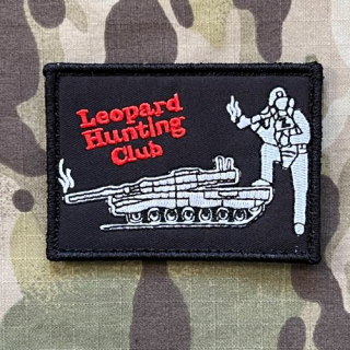 NoName Leopard Hunting Club Patch - nášivka