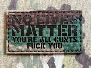 TF LaserCut Patch No Lives Matter Infra - Woodland - nášivka