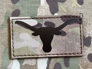 TF LaserCut Patch Texas Longhorn Infra - Multicam - nášivka