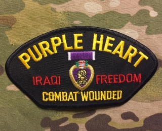 Purple Heart Iraqi Freedom Combat Wounder Patch nášivka