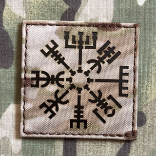 TF LaserCut Patch Vegvisir Viking Compas Infra - Multicam Arid - nášivka