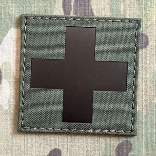 TF LaserCut Patch Medic Cross Infra - Olive Drab - nášivka