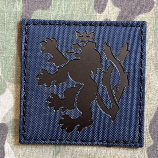 TF LaserCut Patch Czech Lion Infra - Large - Police Dark Blue - nášivka