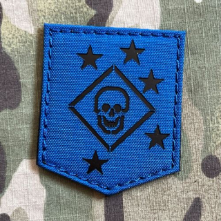 TF LaserCut Patch Marine Raiders Infra - Royal Blue - nášivka