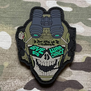 NoName Give War a Chance PVC Patch - nášivka