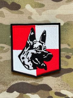 Czech Patch Police of Czech Republic - Odbor služební kynologie - Liberecký kraj - Color - nášivka