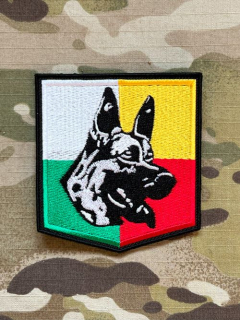 Czech Patch Police of Czech Republic - Odbor služební kynologie - Plzeňský kraj - Color - nášivka