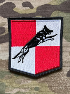 Czech Patch Police of Czech Republic - Odbor služební kynologie - old. ver. - Liberecký kraj - Color - nášivka