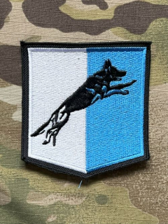 Czech Patch Police of Czech Republic - Odbor služební kynologie - old. ver. - Moravskoslezký kraj - Color - nášivka