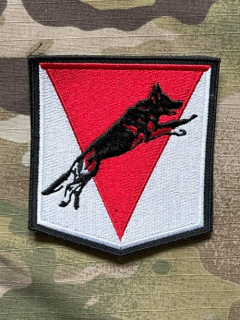 Czech Patch Police of Czech Republic - Odbor služební kynologie - old. ver. - Kraj Vysočina - Color - nášivka