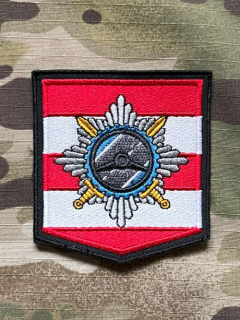Czech Patch Police of Czech Republic - Dopravní policie - Jihomoravský kraj - Color - Velcro - nášivka